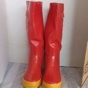 Red and Yellow Women's Marc Jacobs Vintage Boots